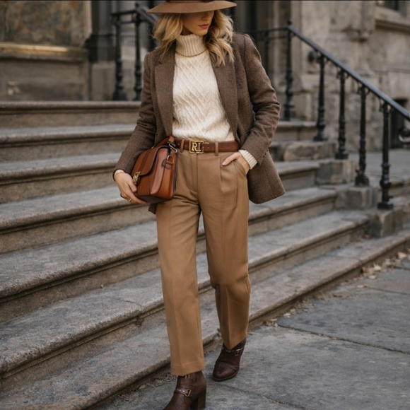 Mia Farris chocolate zip bootie with decorative buckle 2" heel 6.5 - Picture 11 of 11